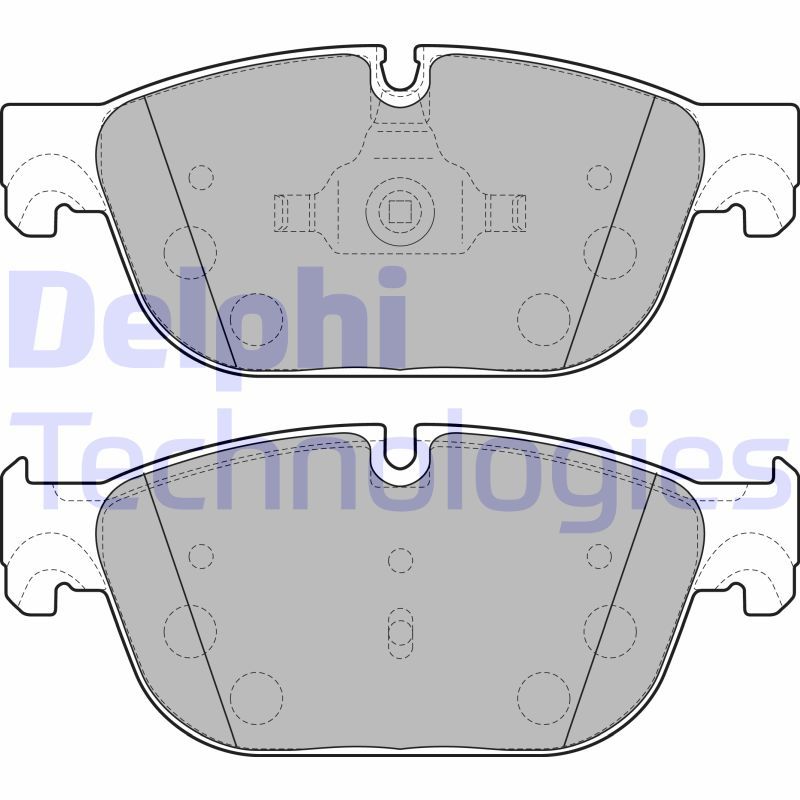 DELPHI CITROEN тормозные колодки передние DS5, DS4, C5X7, C4B7, Peugeot 407,508 04-