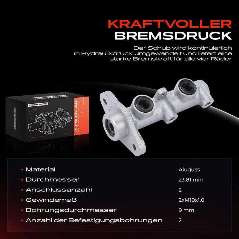 Frankberg 5481FB0005546 Brake Master Cylinder