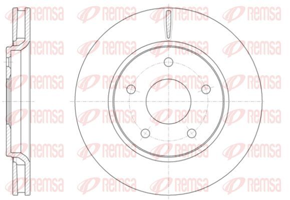 Brzdový kotouč 61393 10