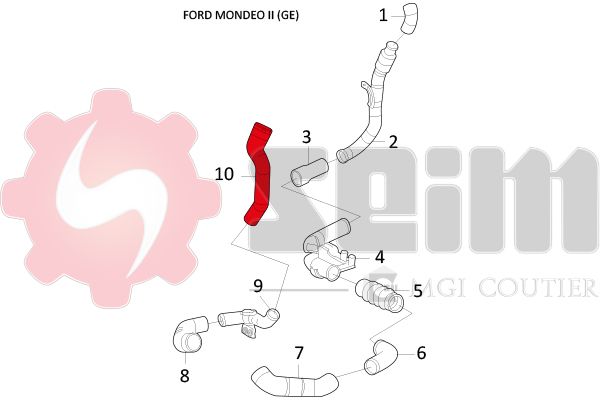 SEIM 981274 Charge Air Hose