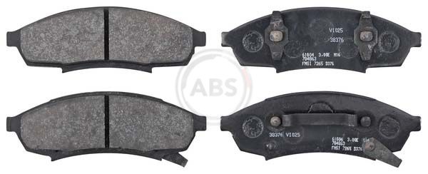 set placute frana,frana disc ABS 38376