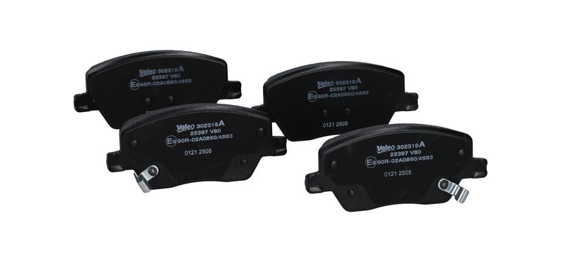 VALEO 302319A Diskinių stabdžių kaladėlių komplektas