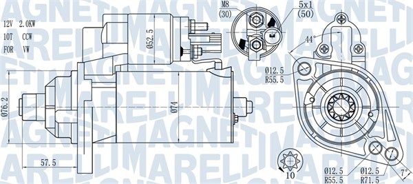 Стартер, Magneti Marelli 063721397010