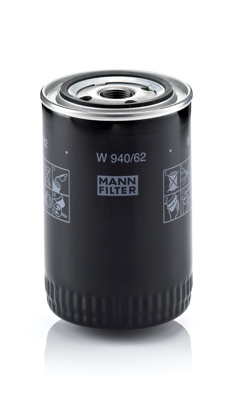 Оливний фільтр, фільтр для накручування, CITROEN JUMPER/PEUGEOT BOXER 2.8D 02-, Mann-Filter W940/62