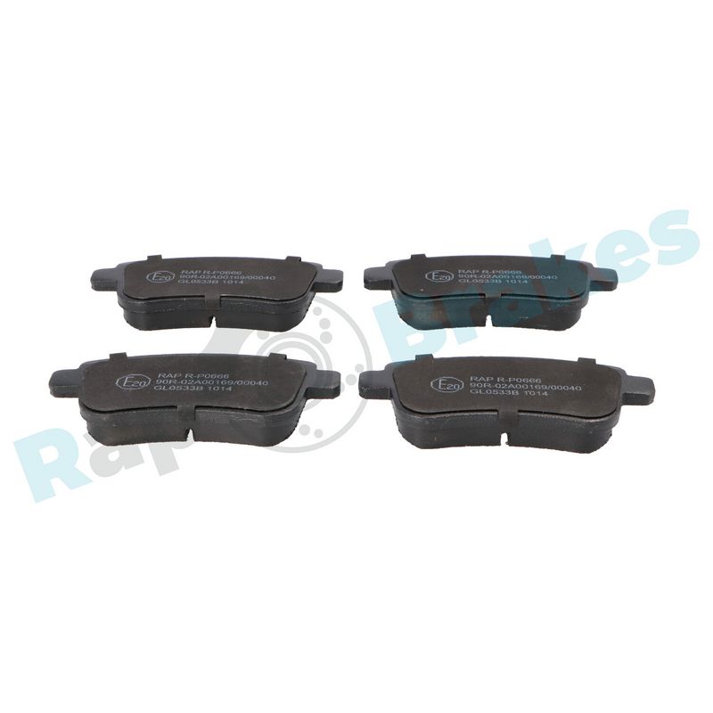 RAP BRAKES R-P0666 Brake Pad Set, disc brake