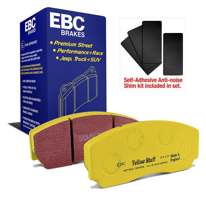 комплект спирачно феродо, дискови спирачки EBC Brakes