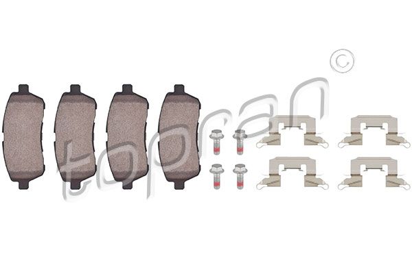 TOPRAN 303965 - Brake Pad Set, disc brake
