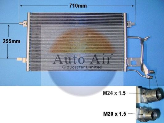 Auto Air Gloucester Condenser, air conditioning 16-9564