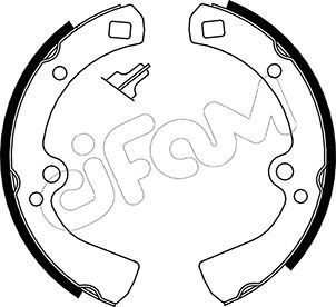 Set saboti frana 153-270 CIFAM