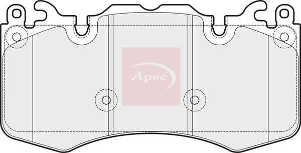APEC Brake Pad Set, disc brake PAD1737