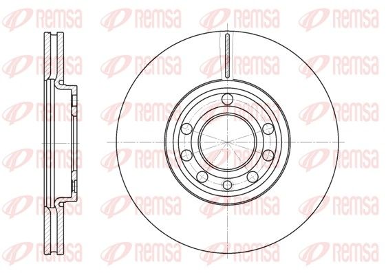 Гальмівний диск, Remsa 6689.10