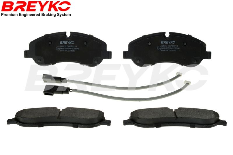 DAVID VASCO Q1967 Brake Pad Set, disc brake