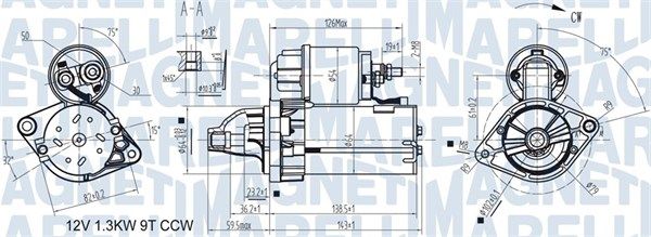 MAGNETI MARELLI önindító 063721346010