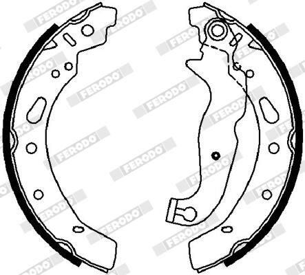 Sada brzdových čelistí FSB4018