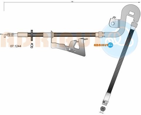 Гальмівний шланг, Adriauto 07.1244