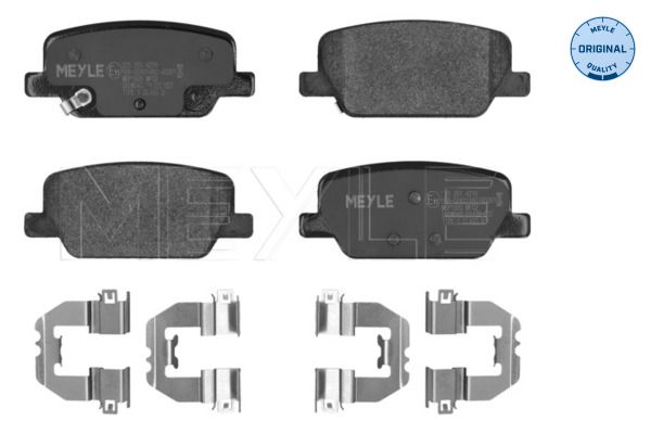 Колодки тормозные (задние) MEYLE