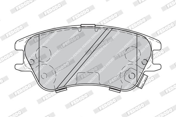 FERODO Plaquettes de frein à disque FDB1950