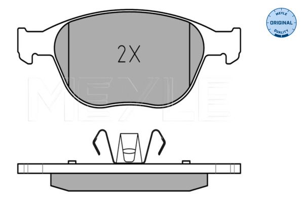 MEYLE 025 234 4017 Brake Pad Set, disc brake