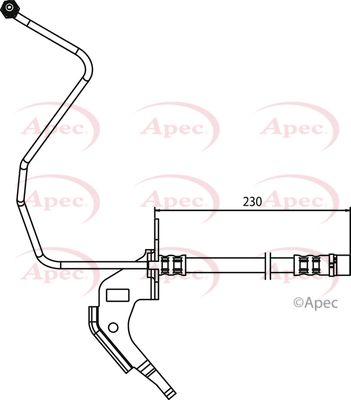 APEC Brake Hose HOS3708