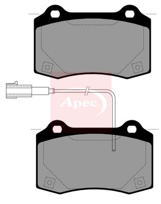 APEC Brake Pad Set, disc brake PAD2631