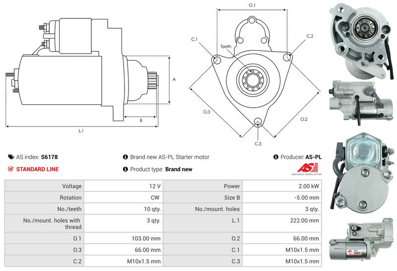 AS-PL S6178 Starter
