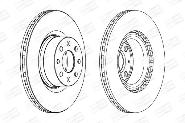 Гальмівний диск, Champion 562297