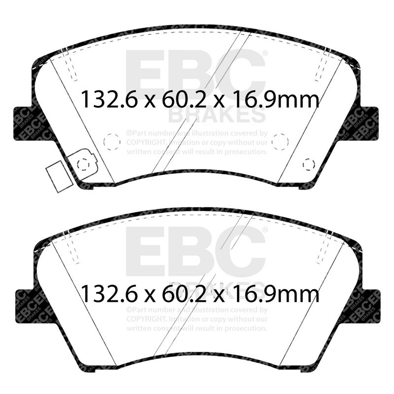 EBC Brakes Remblokkenset, schijfrem DPX3075