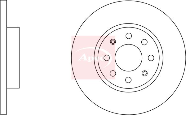 APEC Brake Disc DSK2569
