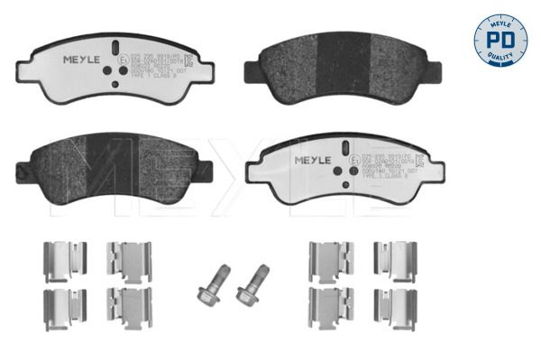 MEYLE fékbetétkészlet, tárcsafék 025 235 9919/PD