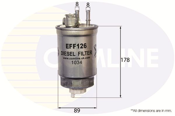 Фільтр палива, Comline EFF126