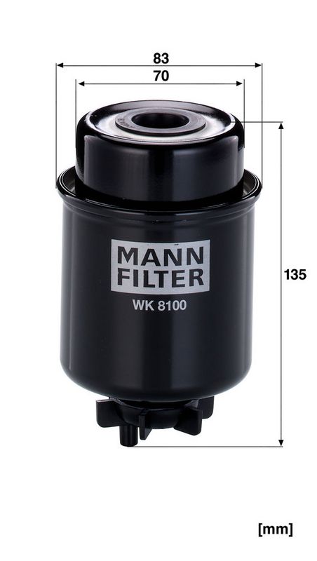 Kütusefilter, MANN-FILTER WK 8100