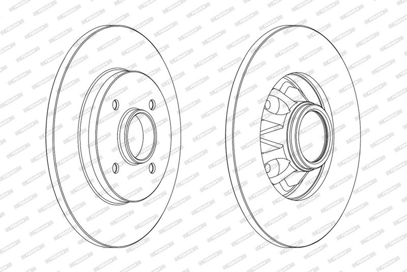 FERODO DDF1791C-1 Brake Disc