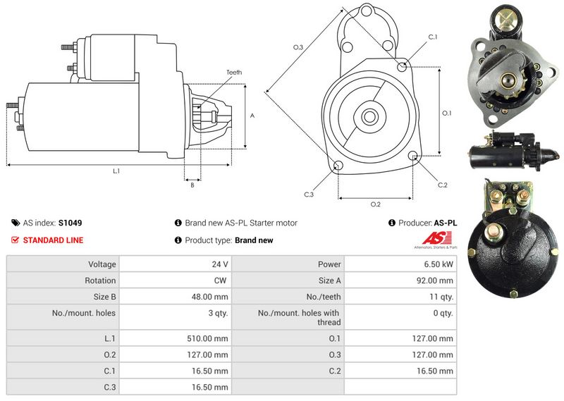 AS-PL S1049 Starter
