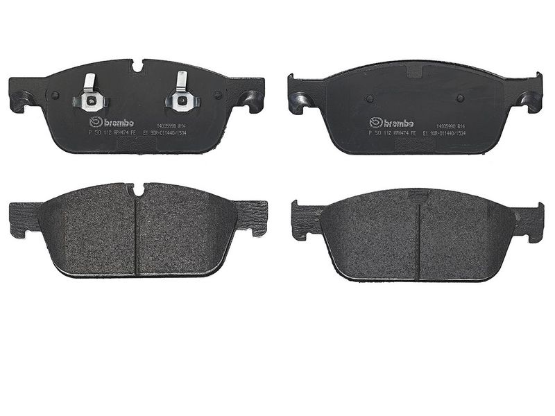 Piduriklotsi komplekt, ketaspidur, BREMBO P 50 112