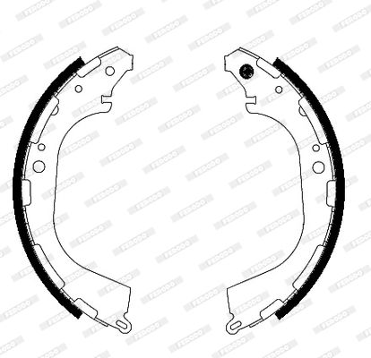 FERODO FSB683 Brake Shoe Set