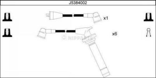 NIPPARTS gyújtókábelkészlet J5384002