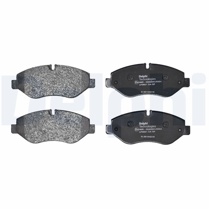 DELPHI LP3621 Brake Pad Set, disc brake