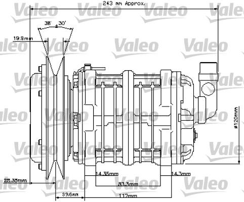 Συμπιεστής, συστ. κλιματισμού  NEW ORIGINAL PART