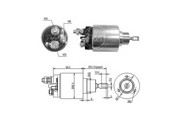 Магнітний перемикач, стартер, Era ZM1479