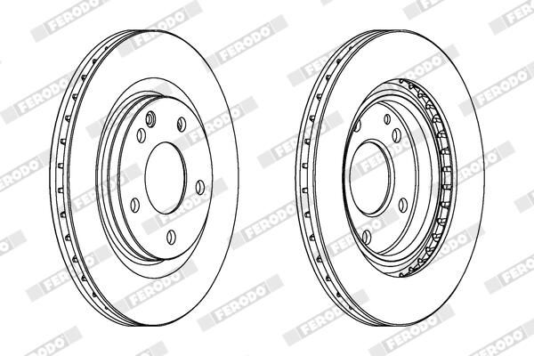 FERODO DDF1173 Brake Disc
