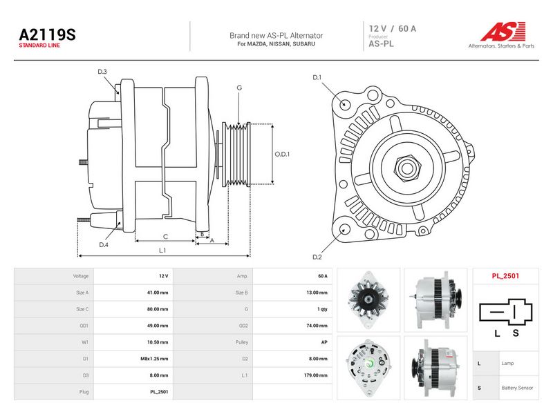 This part match OEM code: A002T22871
