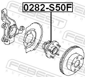 FEBEST 0282-S50F Wheel Hub