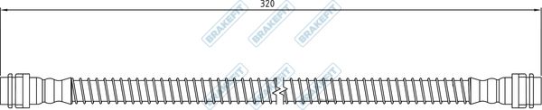 APEC Brake Hose BHO4136