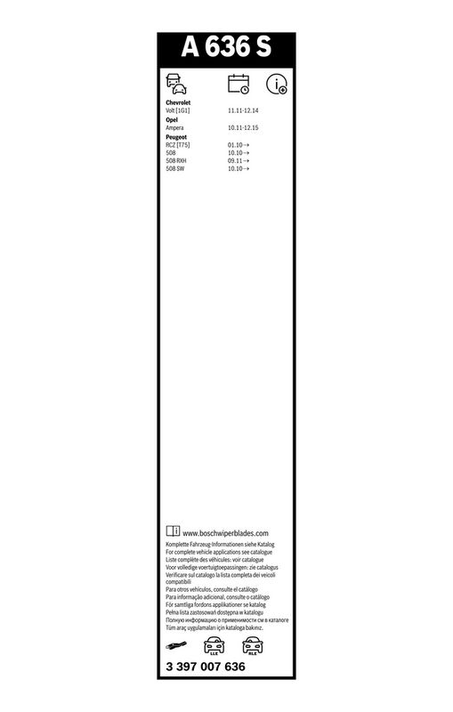 BOSCH 3 397 007 636 Wiper Blade