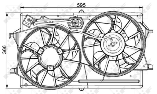 WILMINK GROUP ventilátor, motorhűtés WG1720162