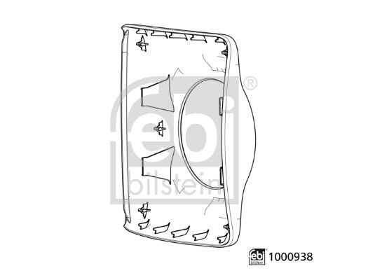 FEBI BILSTEIN 1000938 - Cover, wide angle mirror