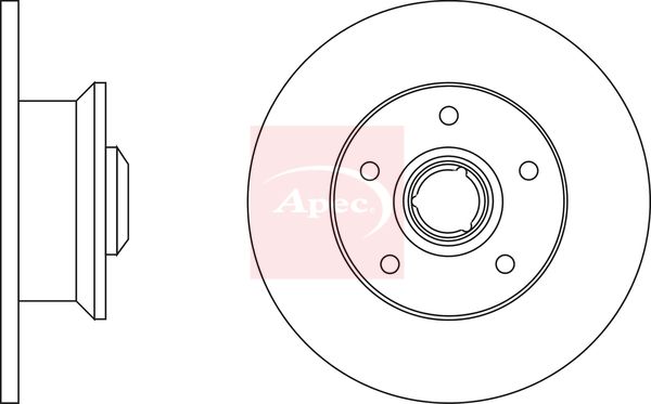 APEC Brake Disc DSK224