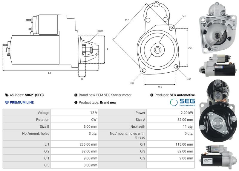 AS-PL S0621(SEG) Starter