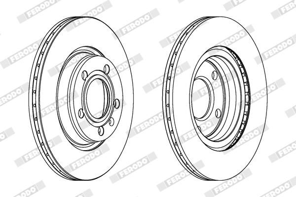 FERODO DDF1708 Brake Disc