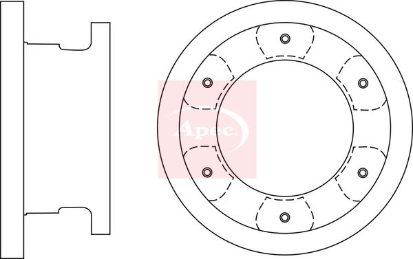 APEC Brake Disc DSK2894